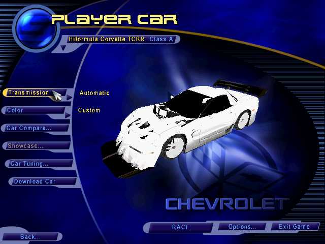 Need For Speed Hot Pursuit Fantasy Hiformula Corvette TCRR
