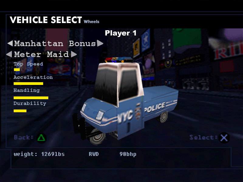 Need For Speed High Stakes Fantasy Meter Maid Version 2