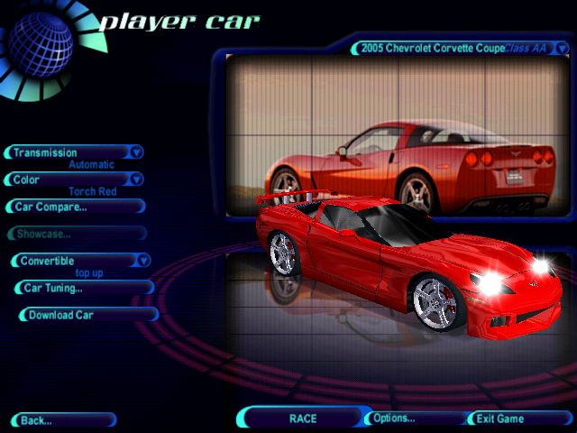 Need For Speed High Stakes Chevrolet Corvette C6 UCN Style