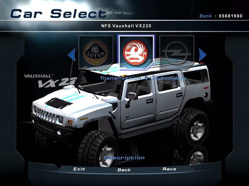 Need For Speed Hot Pursuit 2 AM General Hummer H2 Ice Edition