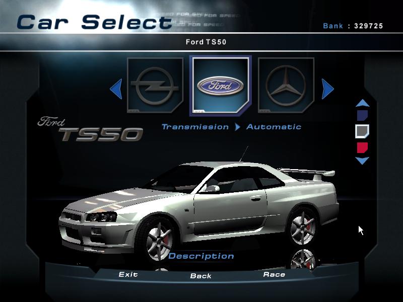 Need For Speed Hot Pursuit 2 Nissan Skyline R34 GT-R