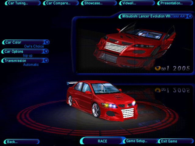 Need For Speed High Stakes Mitsubishi Lancer Evolution VIII
