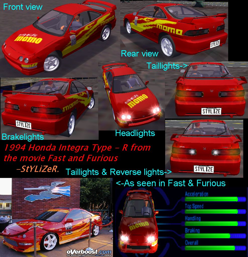 Need For Speed High Stakes Honda Integra Type-R (1994-Fast & Furious)