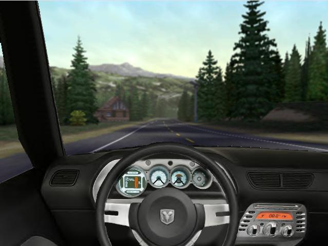 Need For Speed Hot Pursuit Dodge Challenger (2006) Interior
