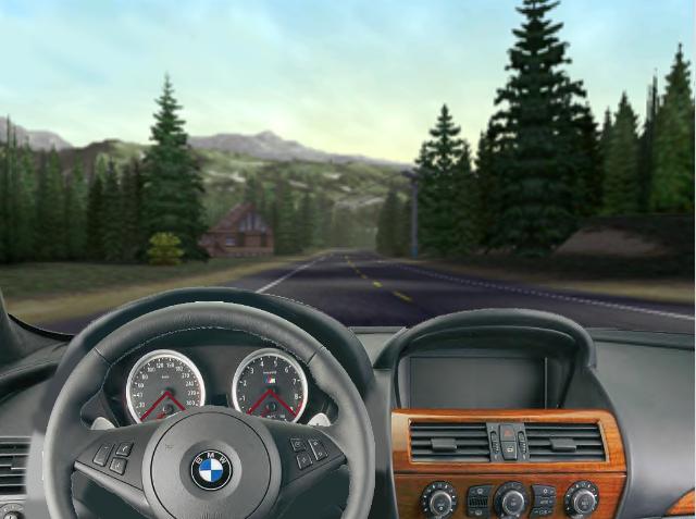 Need For Speed Hot Pursuit BMW M6 (2006) Interior