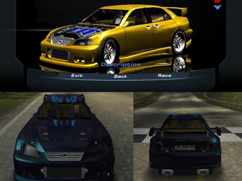 Need For Speed Hot Pursuit 2 Lexus IS430 Tunned