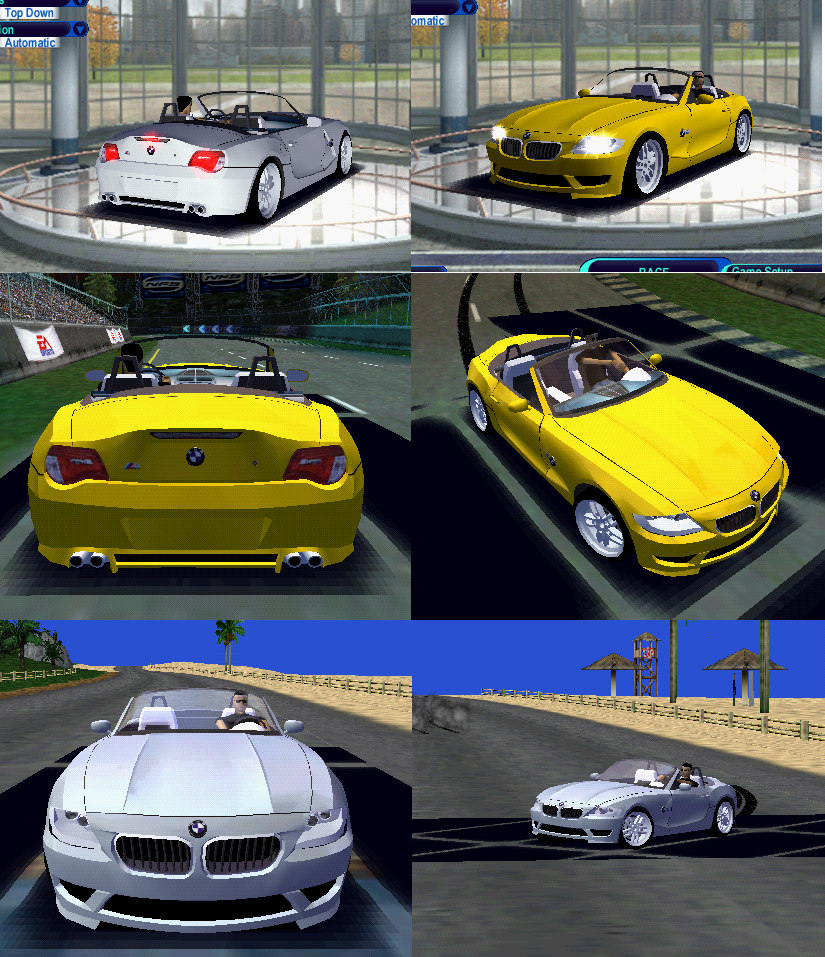 Need For Speed High Stakes BMW Z4 M Roadster e85