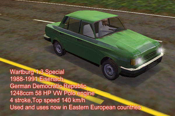 Need For Speed High Stakes Various Wartburg 1.3 Special