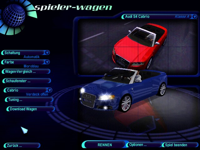 Need For Speed High Stakes Audi S4 Cabrio