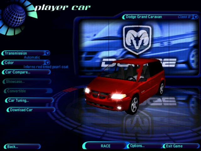 Need For Speed High Stakes Dodge Grand Caravan