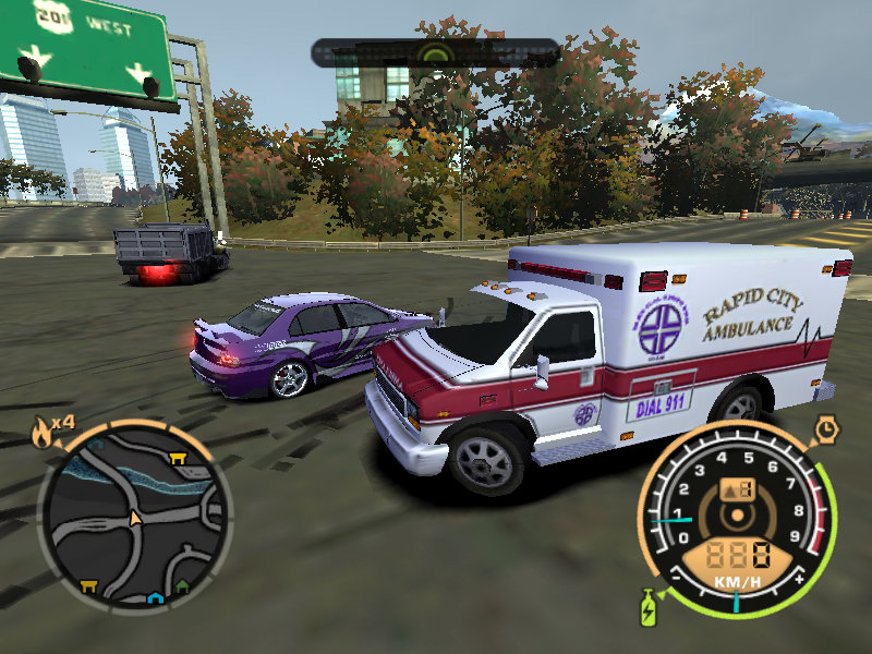 Need For Speed Most Wanted Traffic Ambulance