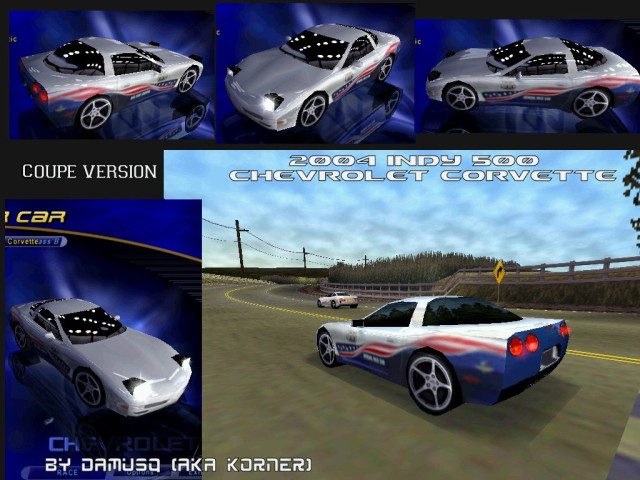 Need For Speed Hot Pursuit 2004 Indy 500 Chevrolet Corvette