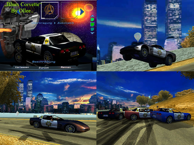 Need For Speed Hot Pursuit 2 Fantasy Blues Corvette