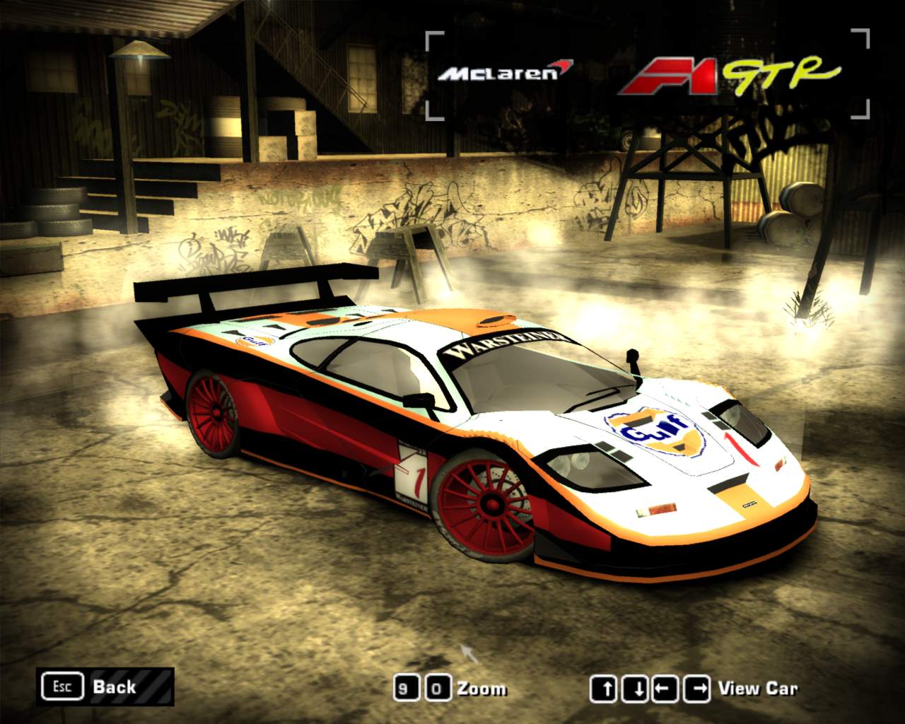Need For Speed Most Wanted McLaren F1 GTR Longtail Gulf