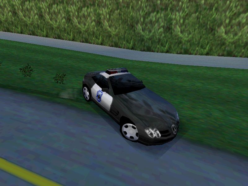 Need For Speed Hot Pursuit Mercedes Benz Vision SLR Police Car