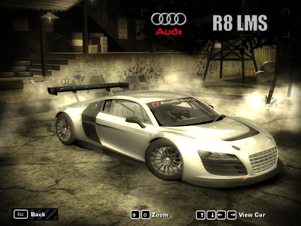 Need For Speed Most Wanted Audi R8 Le-Mans 2009