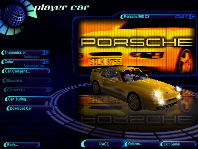 Need For Speed High Stakes Porsche 968 CS