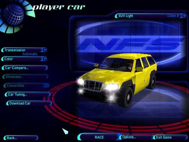 Need For Speed High Stakes Fantasy SUV Light