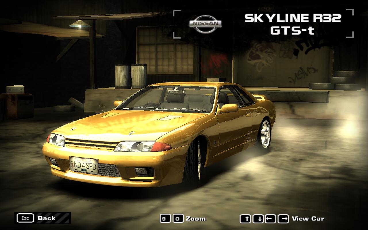 Need For Speed Most Wanted Nissan Skyline R32 GTS-T