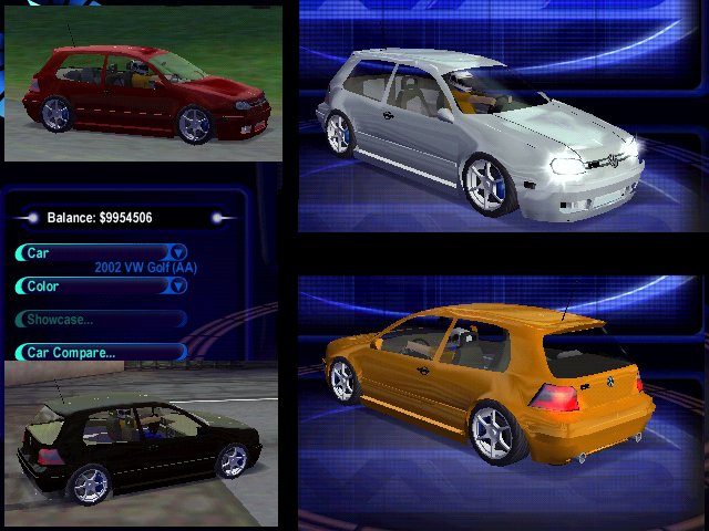 Need For Speed High Stakes Volkswagen 2002 Golf gti v.2