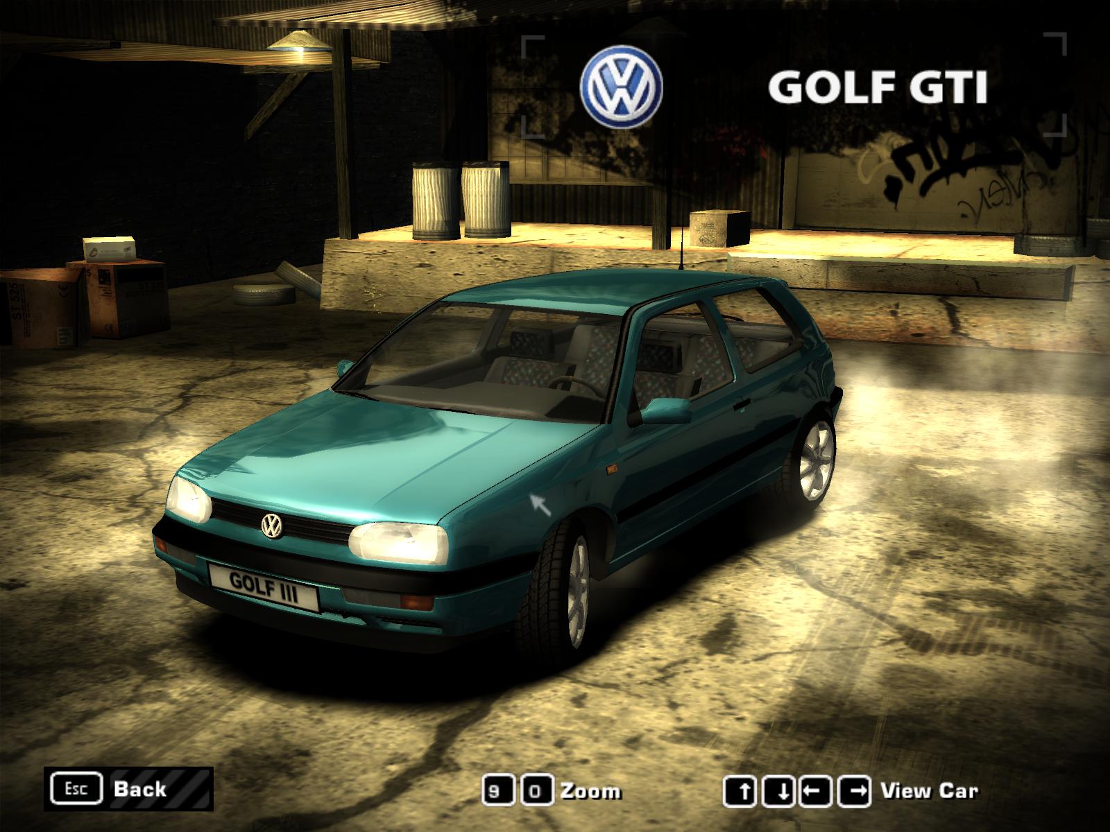 Need For Speed Most Wanted 1991 Volkswagen Golf III