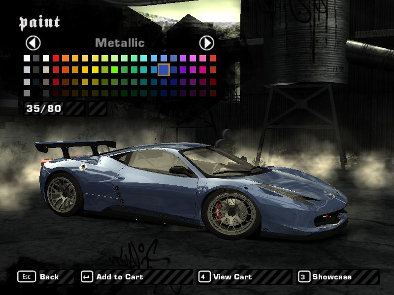 Need For Speed Most Wanted Ferrari 458 Italia GT3