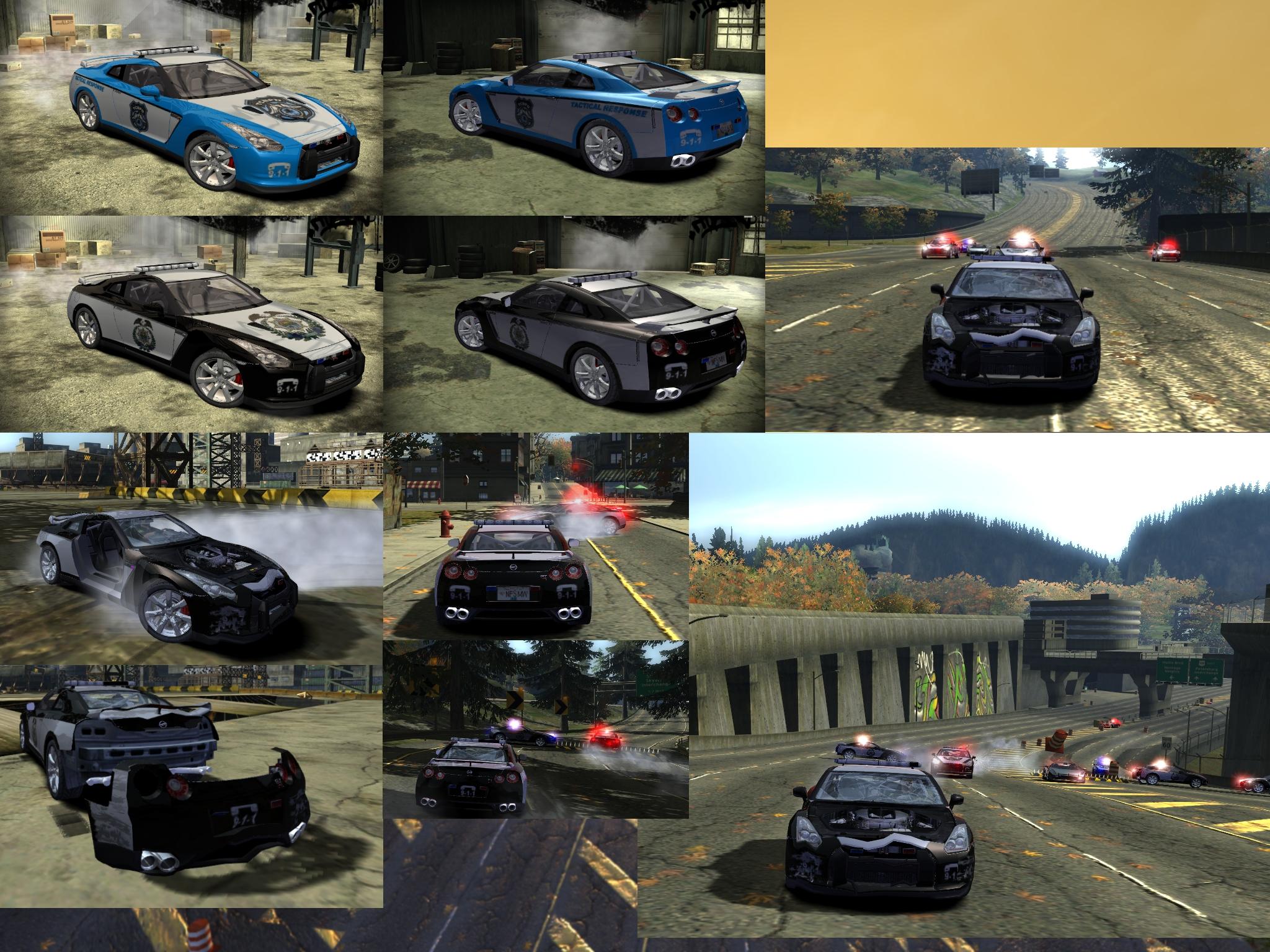 Need For Speed Most Wanted Nissan GT-R R35 Pursuit (Lvl. 5)