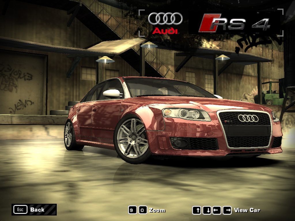 Need For Speed Most Wanted Audi RS4 (2008)