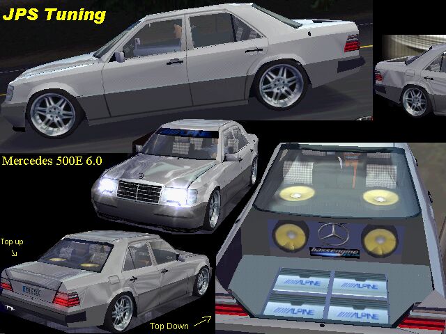 Need For Speed High Stakes Mercedes Benz 500E 6.0
