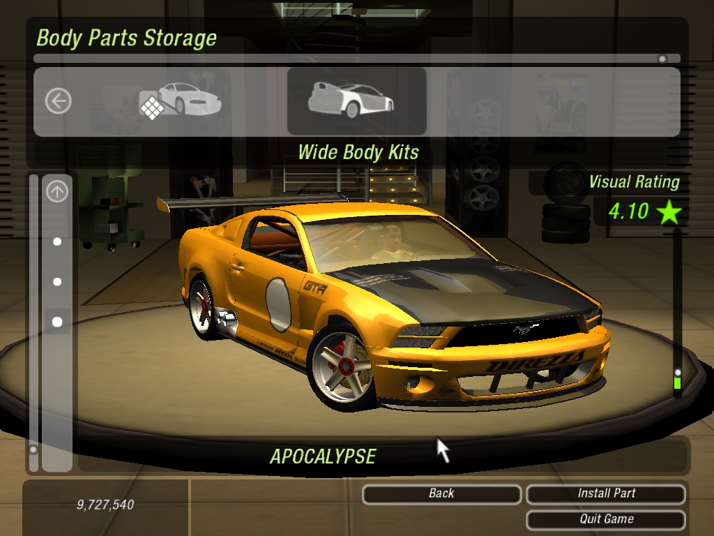 Need For Speed Underground 2 Ford Mustang GT-R Concept