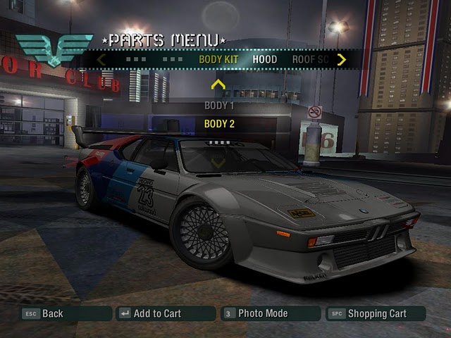 Need For Speed Carbon BMW M1