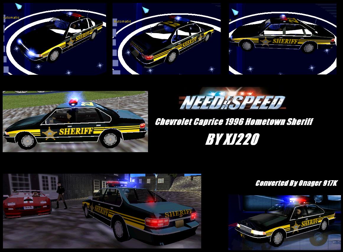 Need For Speed Hot Pursuit Chevrolet Caprice 1996 Hometown Sheriff