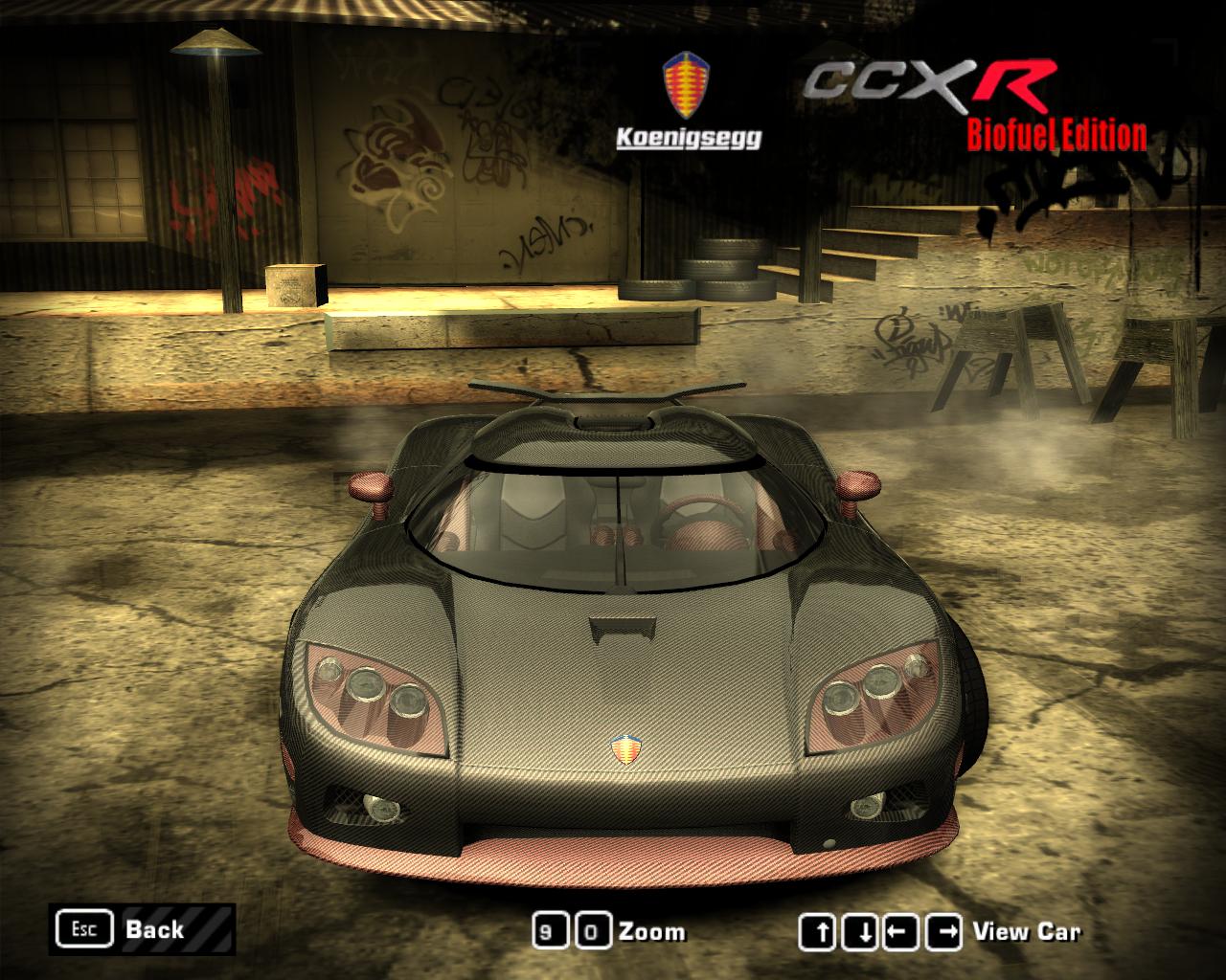 Need For Speed Most Wanted Koenigsegg CCXR Biofuel Edition