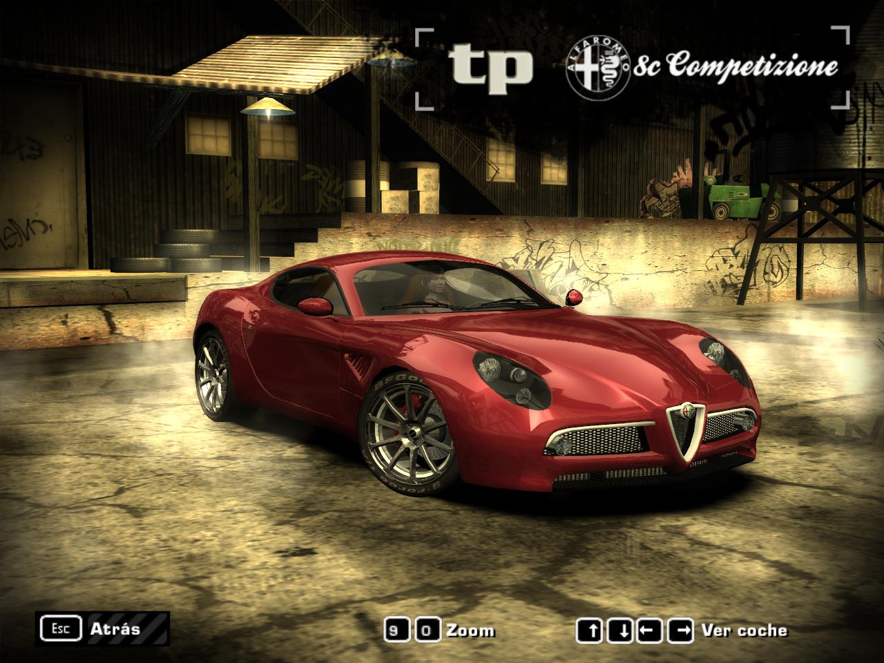 Need For Speed Most Wanted Alfa Romeo 8C Competizione