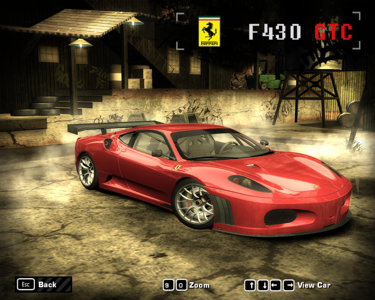 Need For Speed Most Wanted Ferrari F430 GTC (NFS:Shift)