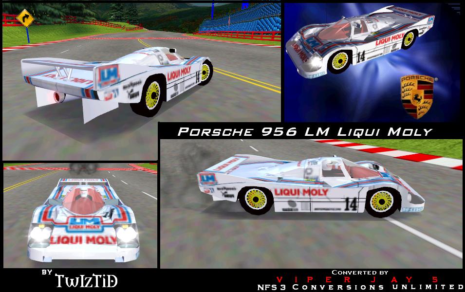 Need For Speed Hot Pursuit Porsche 956 LM Liqui Moly