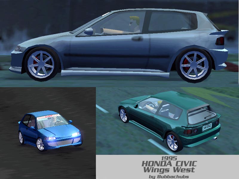 Need For Speed High Stakes Honda Wings West Civic ('95)
