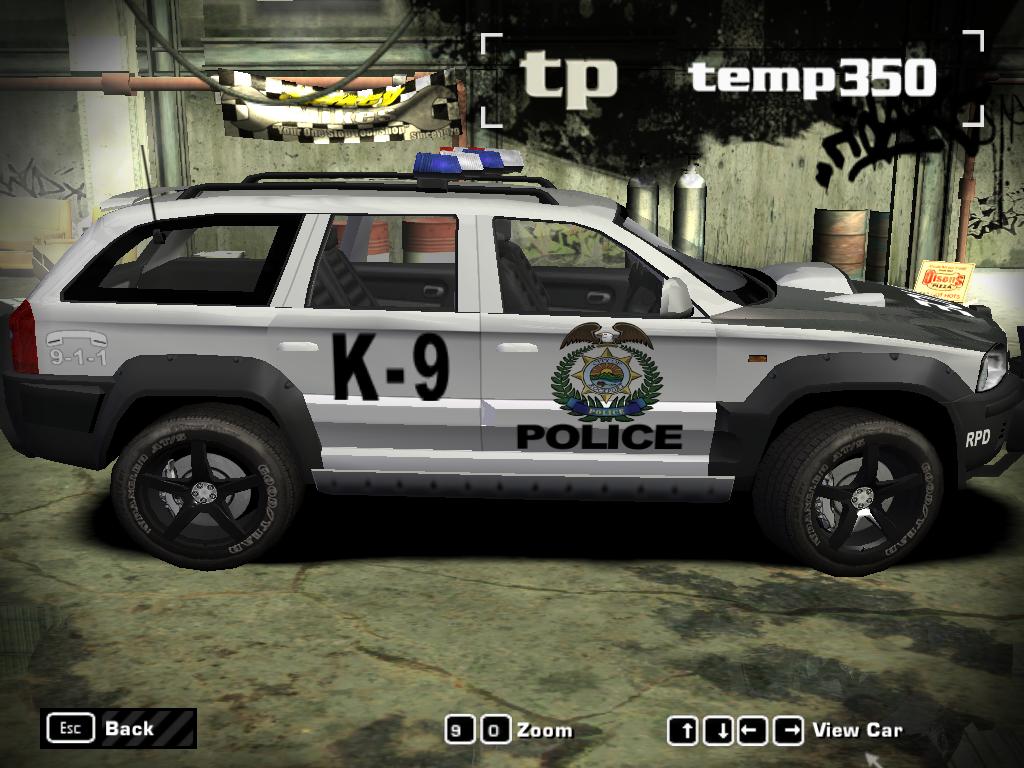 Need For Speed Most Wanted Military Cop SUV heavy -- "Whitebody" edition