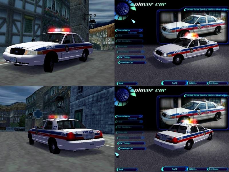 Need For Speed High Stakes Ford 2002 Toronto Police Service Crown Victoria Police Interceptor Remake
