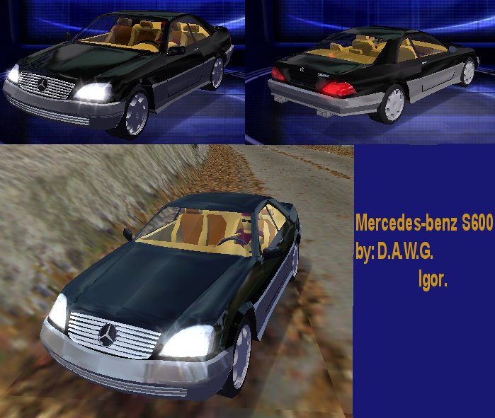 Need For Speed High Stakes Mercedes Benz 1999 S600