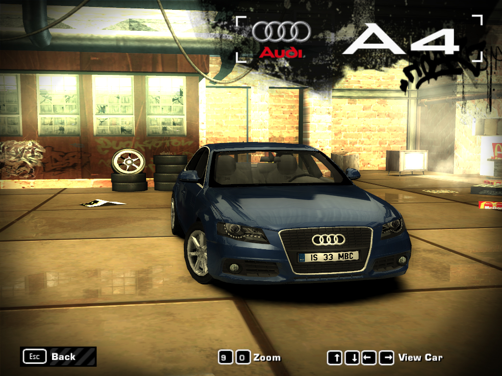 Need For Speed Most Wanted Audi A4 3.0 TFSi (B8)