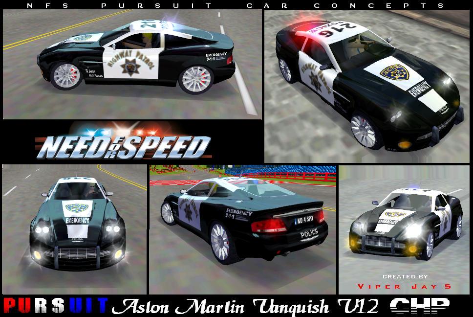Need For Speed Hot Pursuit Aston Martin Pursuit CHP Vanquish V12