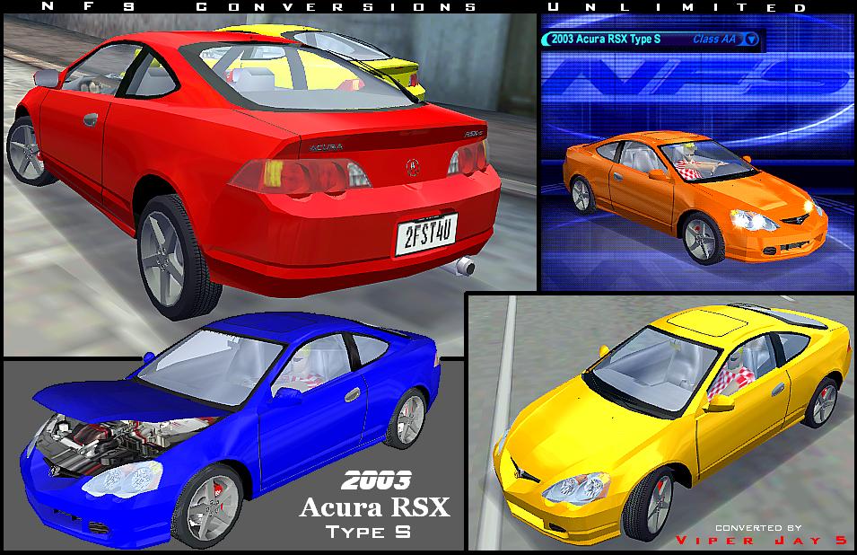 Need For Speed High Stakes Acura RSX Type S (2003 - NFS 7)