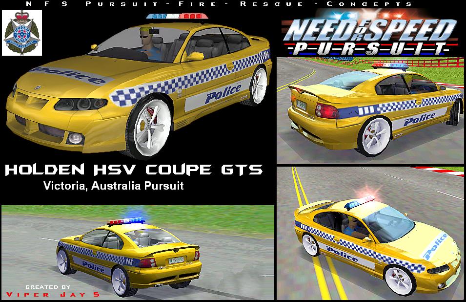 Need For Speed Hot Pursuit Holden HSV Coupe GTS - Australian Pursuit