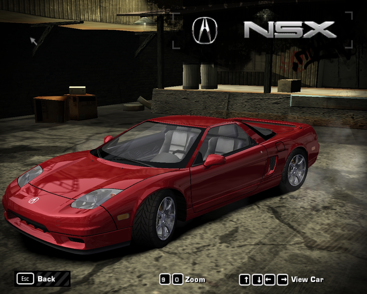 Need For Speed Most Wanted Acura NSX Type-S (2005)