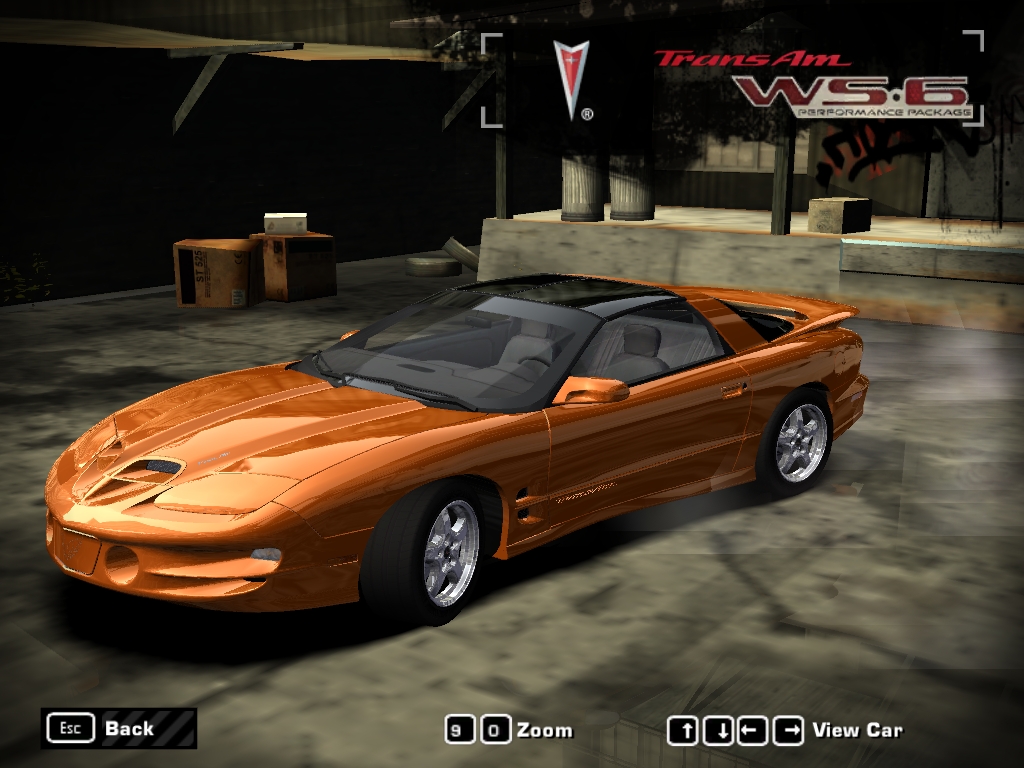 Need For Speed Most Wanted Pontiac Firebird Trans Am Ram Air (2002)