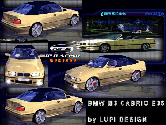 Need For Speed High Stakes BMW M3 Cabrio (E36)