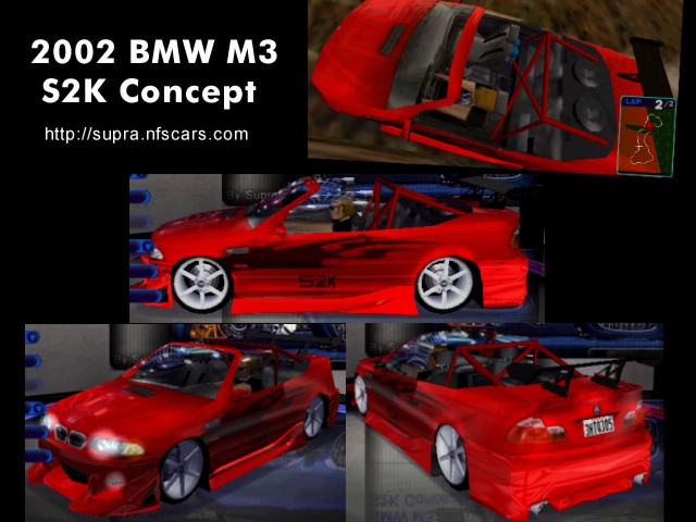 Need For Speed High Stakes BMW M3 S2K Concept