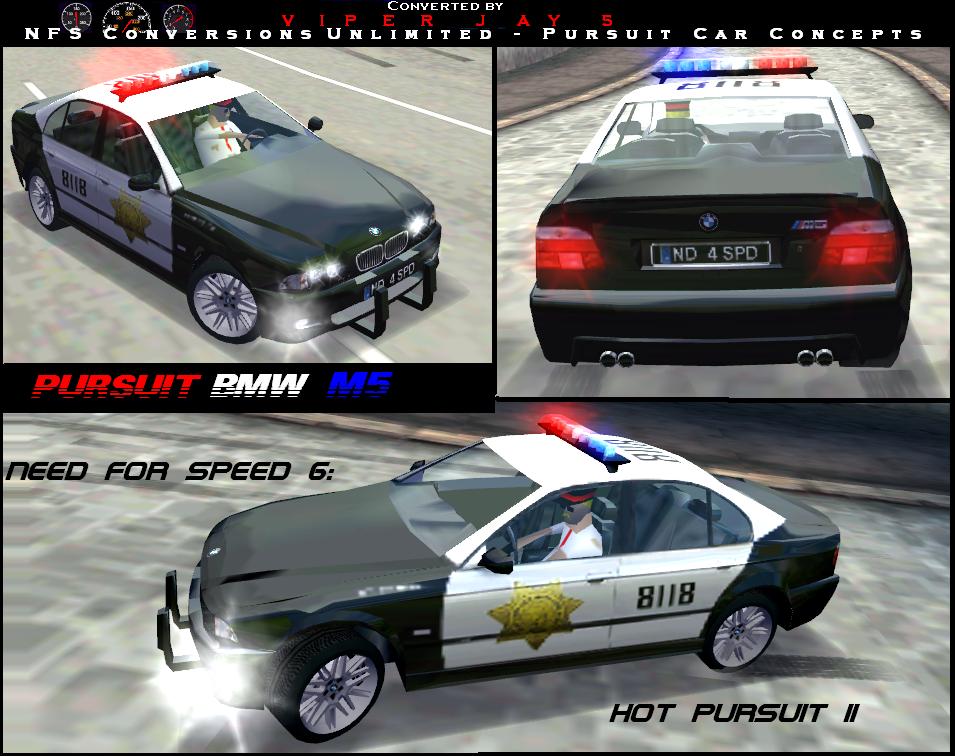 Need For Speed High Stakes BMW Pursuit M5 (NFS 6)