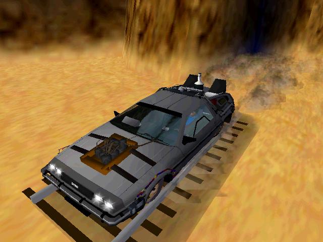 Need For Speed Hot Pursuit DMC BTTF, Part III DeLorean Time Machine (railroad)